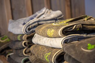 lederhose folded for rental